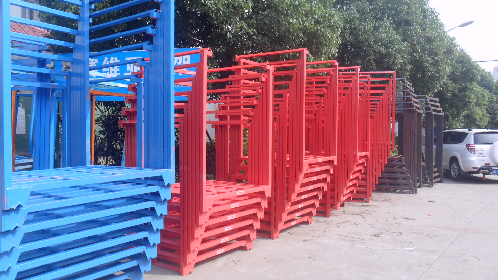 倉儲(chǔ)貨架之堆垛式巧固架，提高倉庫利用率